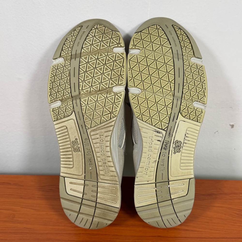 SAS Tour Mesh Suede Walking Sneakers Gray Women's 8.5N Tripad Comfort Athleisure - Picture 9 of 13